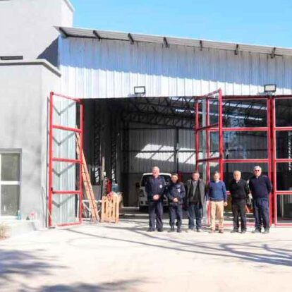 Avanza la construcción del nuevo cuartel de bomberos en Bella Vista