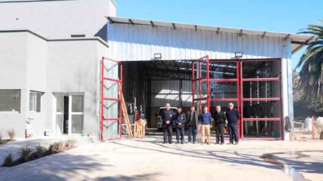 Avanza la construcción del nuevo cuartel de bomberos en Bella Vista