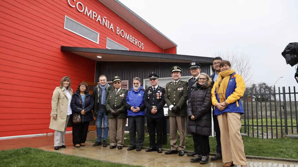 Inauguran el cuartel de la Sexta Compañía de Bomberos