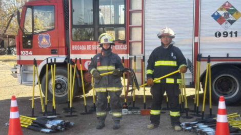 Bomberos de la Policía de Mendoza incorporó equipamiento