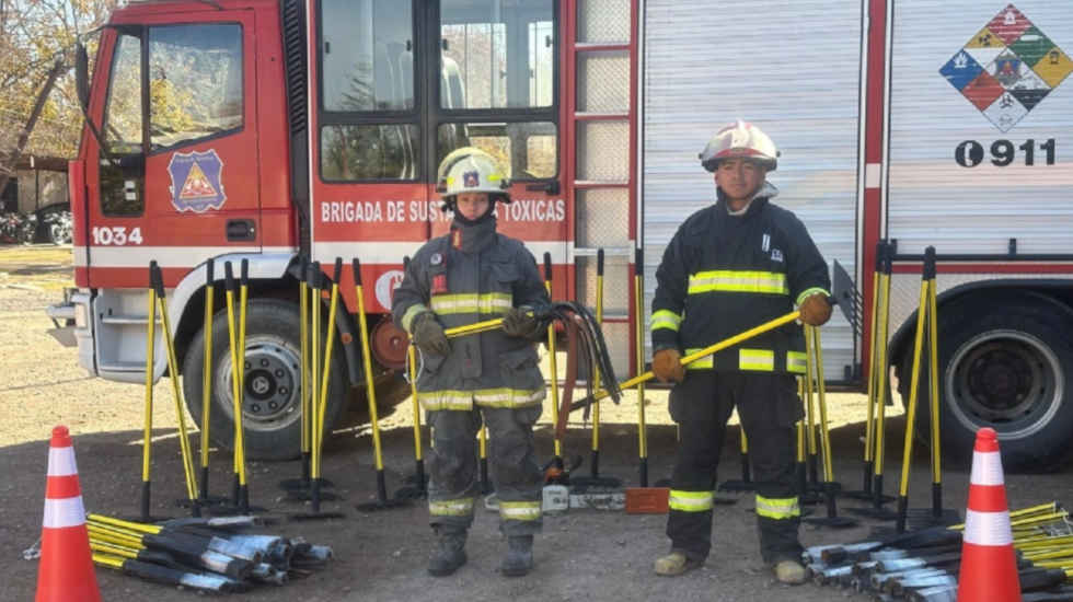 Bomberos de la Policía de Mendoza incorporó equipamiento