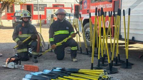 Bomberos de la Policía de Mendoza incorporó equipamiento