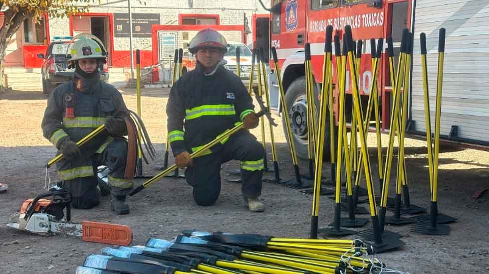Bomberos de la Policía de Mendoza incorporó equipamiento