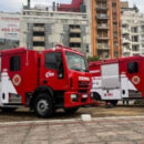 Bomberos incorporaron dos nuevas autobombas de última generación