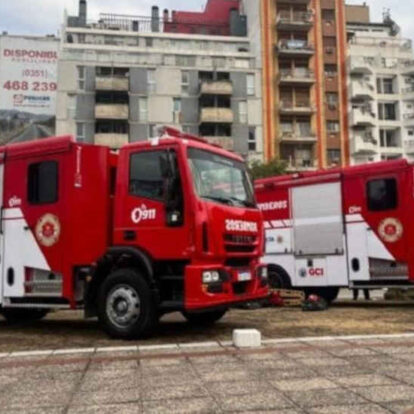 Bomberos incorporaron dos nuevas autobombas de última generación