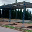 Bomberos Voluntarios de Bellocq construyen un nuevo galpón