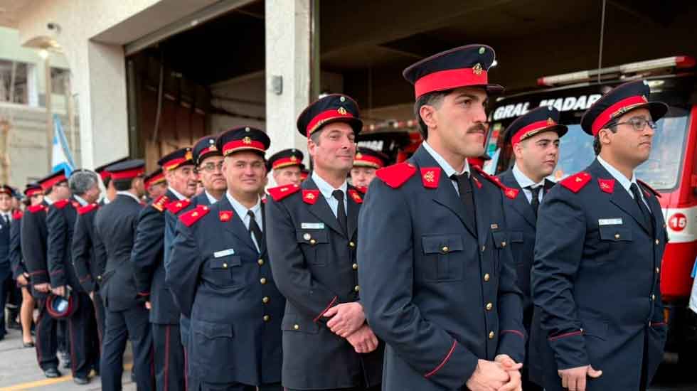 Los Bomberos Voluntarios de Madariaga celebraron su 72° aniversario