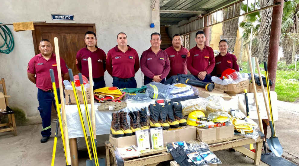 Bomberos de la Policía recibieron nuevo equipamiento