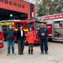 Bomberos recibieron la visita de la Agencia Federal de Emergencias