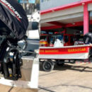 Bomberos suman un nuevo motor para su embarcación