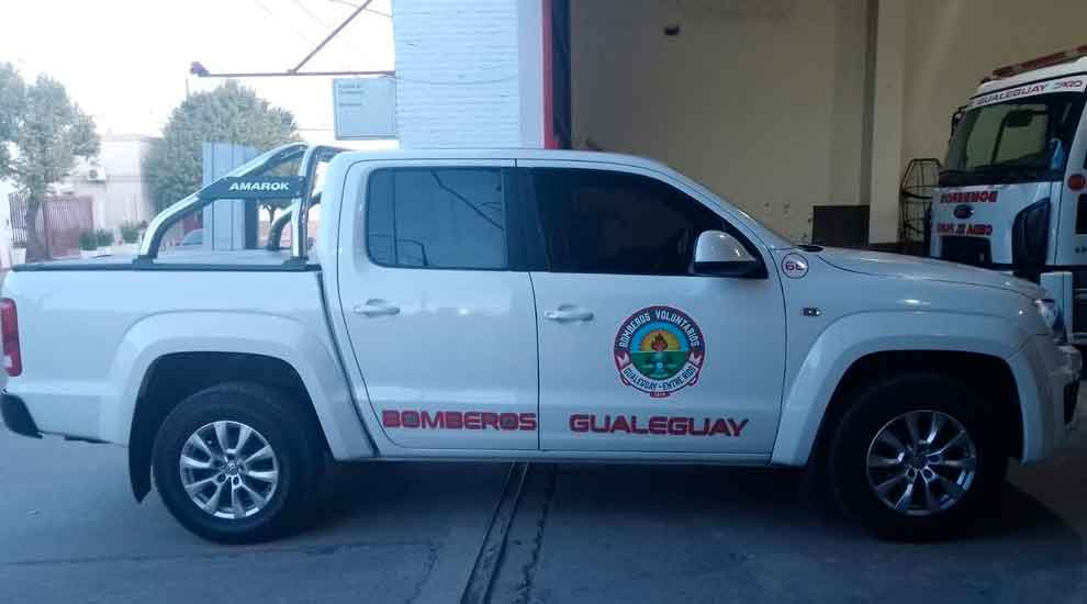 Bomberos Voluntarios de Gualeguay presentó vehículo nuevo