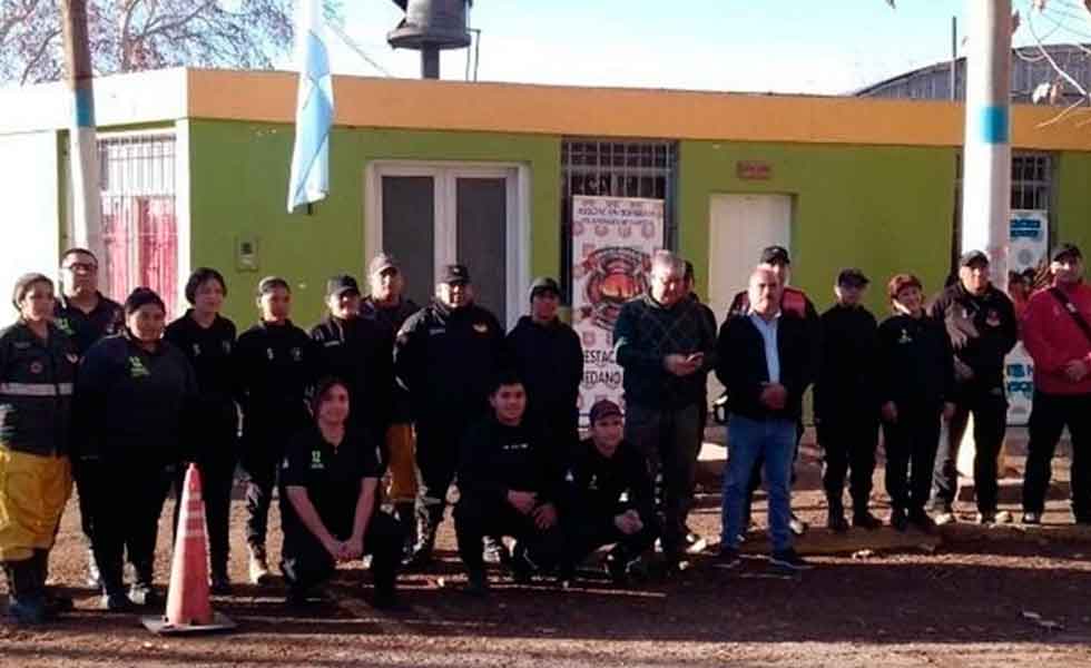 Inauguraron la nueva sede de bomberos en el Médano de Oro