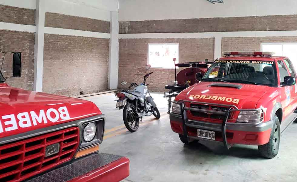 Bomberos de Matheu: ampliación de instalaciones y nuevo autobomba