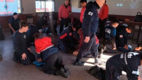 Bomberos de Campana fue sede del Encuentro Regional de Cadetes