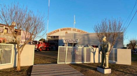 Bomberos Voluntarios de Rancul inauguraron la ampliación del Cuartel