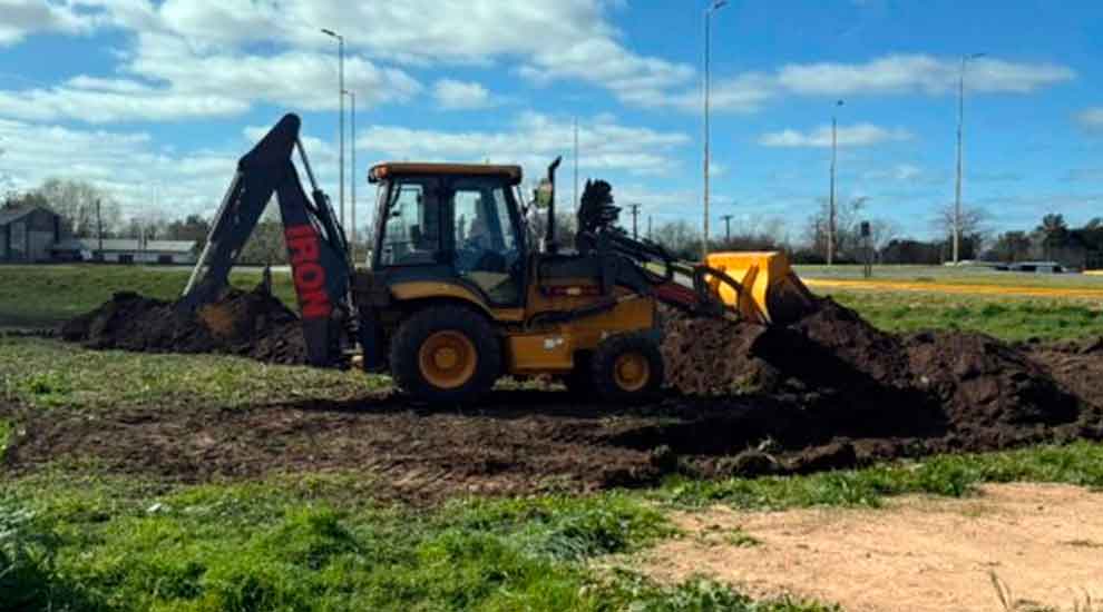 Comenzó la construcción del nuevo destacamento en Gowland