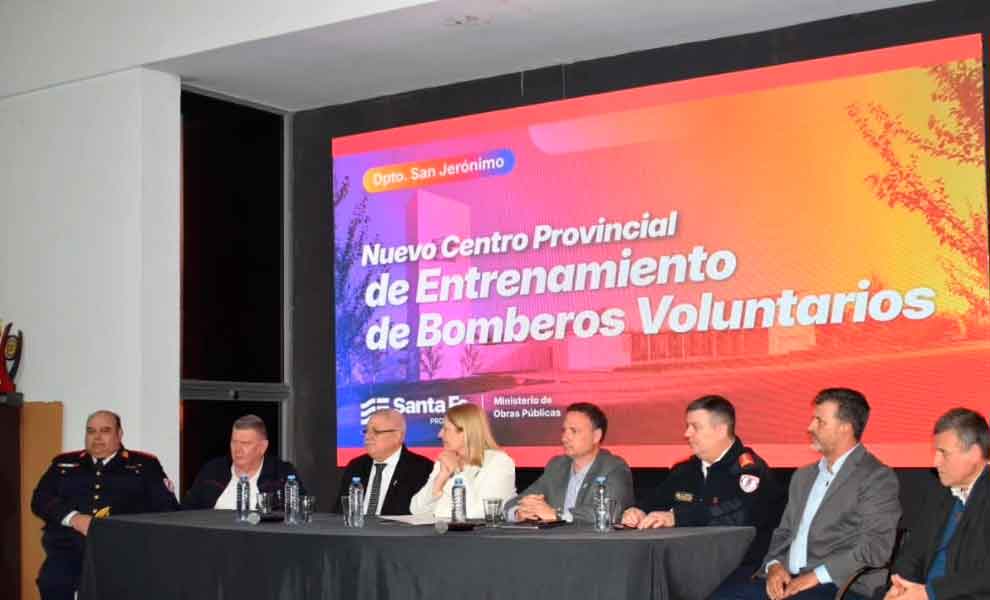 Santa Fe construirá un Centro de Entrenamiento para Bomberos en Gálvez