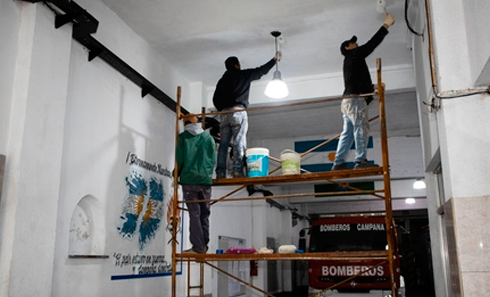 El Municipio realizó la puesta en valor del Cuartel de Bomberos Voluntarios