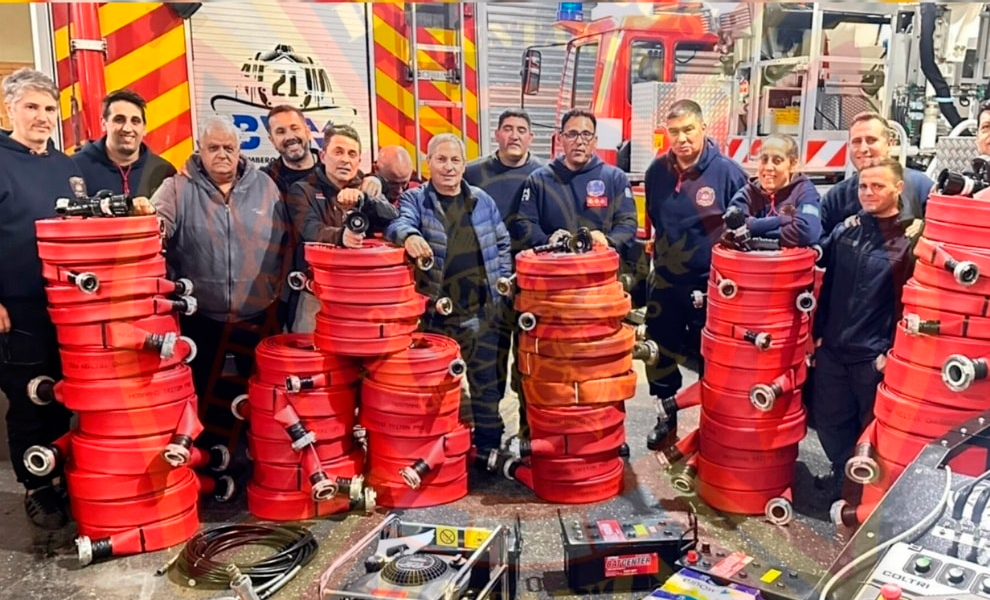 Bomberos Voluntarios de La Matanza incorporaron nuevo equipamiento