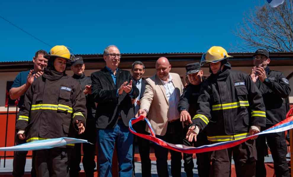 Inauguraron el nuevo cuartel de Bomberos de Panambí
