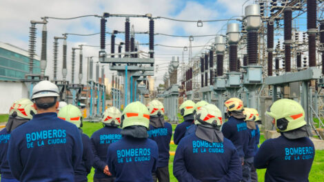 Bomberos de CABA participaron de una jornada de formación