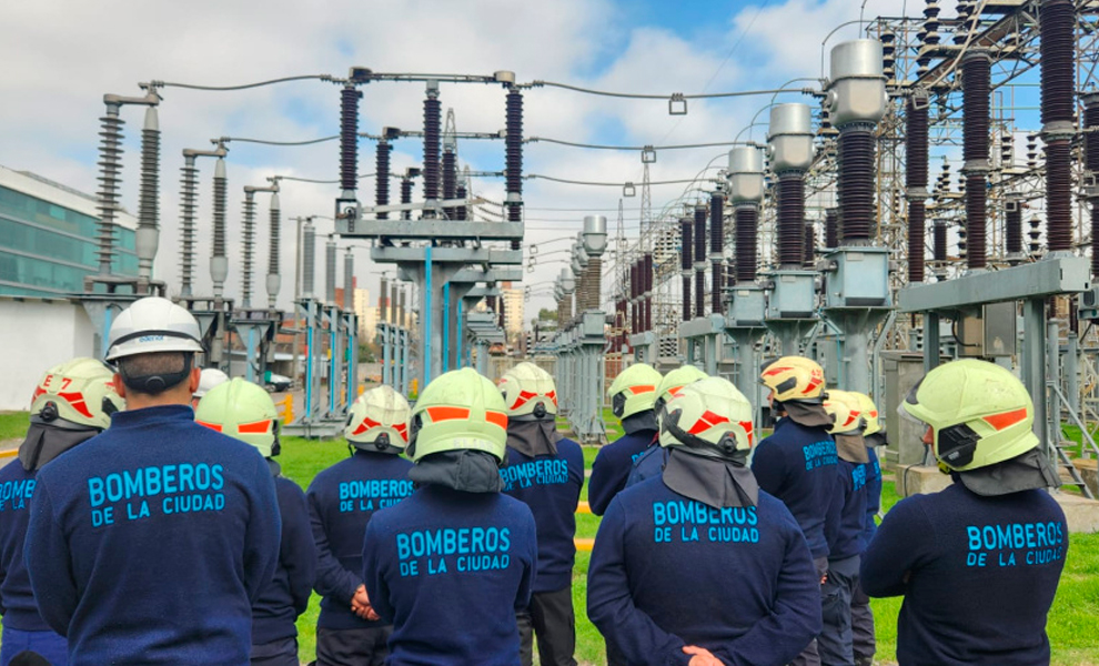 Bomberos de CABA participaron de una jornada de formación