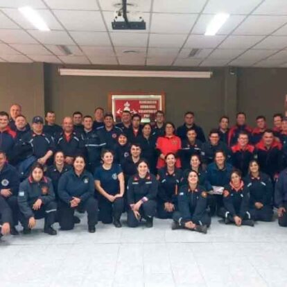Bomberos de La Madrid y La Colina participaron de una capacitación regional