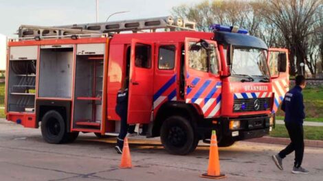 Los Bomberos Voluntarios de Empalme sumaron una autobomba