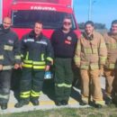 Integrantes del cuartel de Bomberos de Roberts realizaron capacitaciones