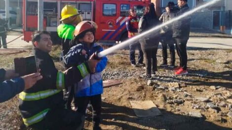 Un gesto de empatía y solidaridad de los Bomberos de Río Grande