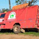 Intentaron robar un camión de bomberos y terminaron cayendo en la cuneta