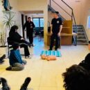 Bomberos dio taller de RCP a integrantes de la Callejeada