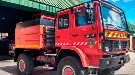 Llegó una nueva unidad forestal para Bomberos Voluntarios de Pinamar
