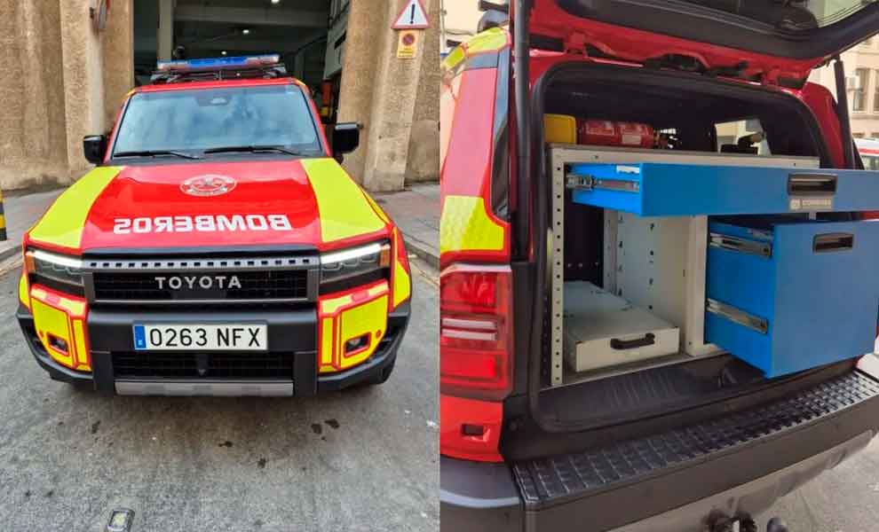 Bomberos de Ceuta incorporan un nuevo vehículo todoterreno