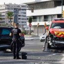 Choque: Herido el conductor de un vehículo de bomberos de Málaga