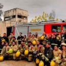 Bomberos voluntarios se capacitaron en Incendio Estructural