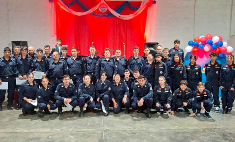 Bomberos Voluntarios de Carabelas celebraron su 33° aniversario