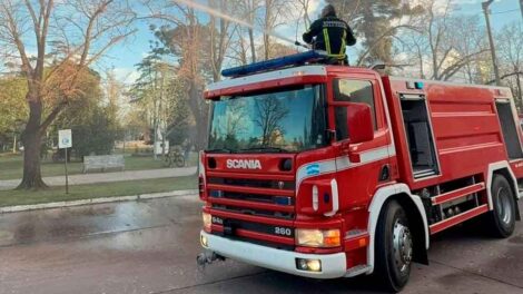 Bomberos Voluntarios de Villa Cañás con nueva unidad autobomba