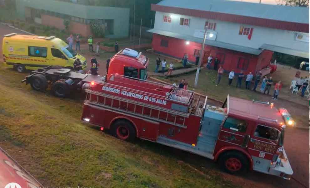 Bomberos Voluntarios de Nueve de Julio presentaron su nueva unidad