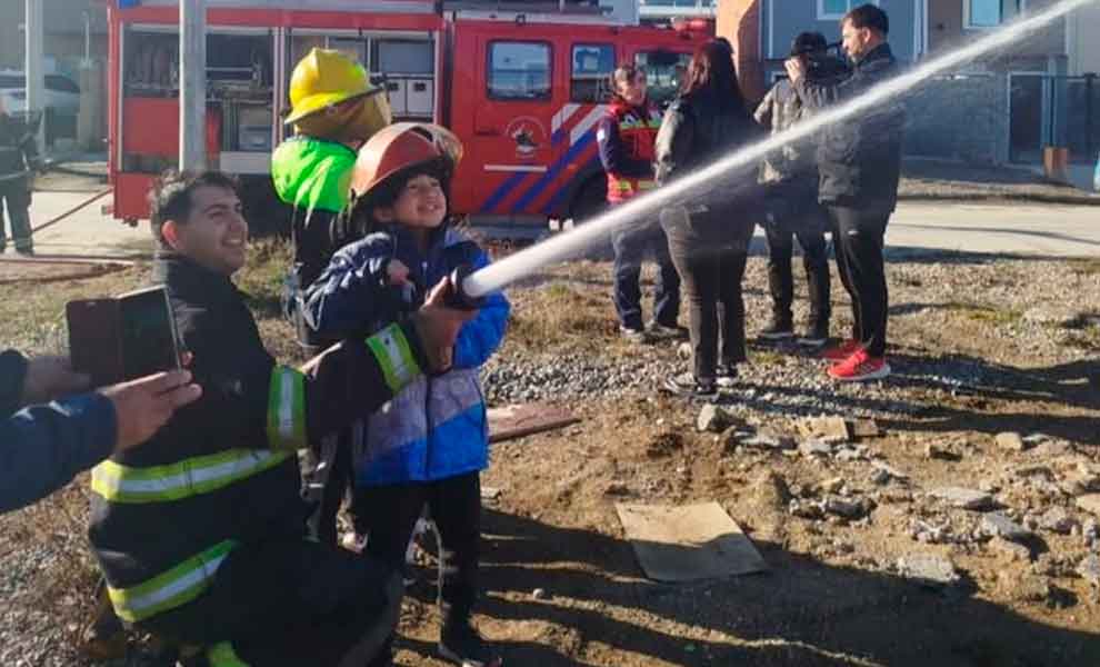 Un gesto de empatía y solidaridad de los Bomberos de Río Grande