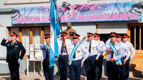 Los Bomberos Voluntarios de Rufino celebran su 64º aniversario
