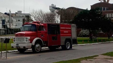 Astillero Río Santiago reparó una unidad de Bomberos de Ensenada