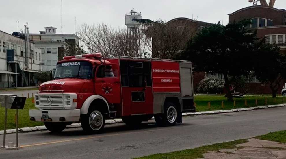 Astillero Río Santiago reparó una unidad de Bomberos de Ensenada