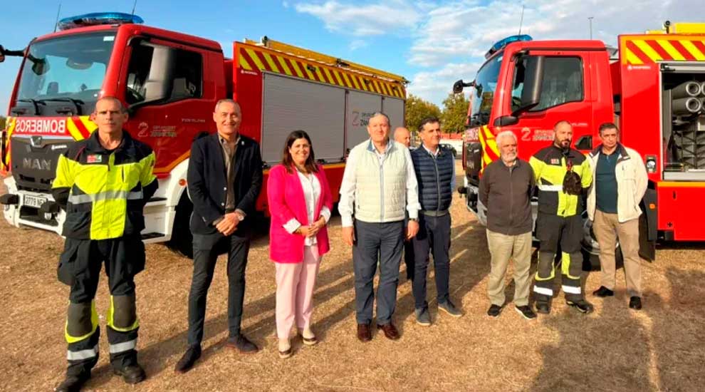 Benavente y Rionegro del Puente estrenan nuevos camiones de bomberos