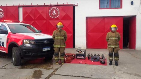 Importante incorporación para la División Bomberos Zapala