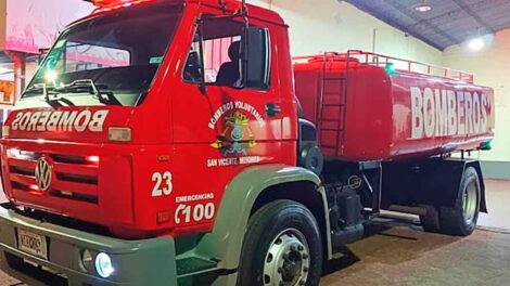 Bomberos Voluntarios de San Vicente Presentaron su Nueva Unidad