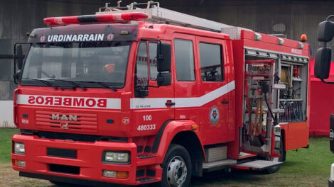 Bomberos Voluntarios Urdinarrain incorporó una nueva unidad