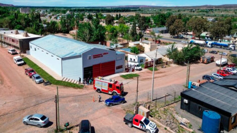 Se inauguró el nuevo Cuartel de Bomberos voluntarios de Añelo