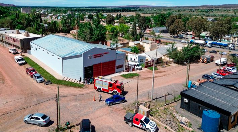 Se inauguró el nuevo Cuartel de Bomberos voluntarios de Añelo