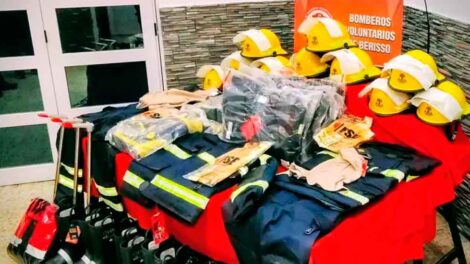 Los Bomberos de Berisso concretaron una inversión histórica en equipamiento